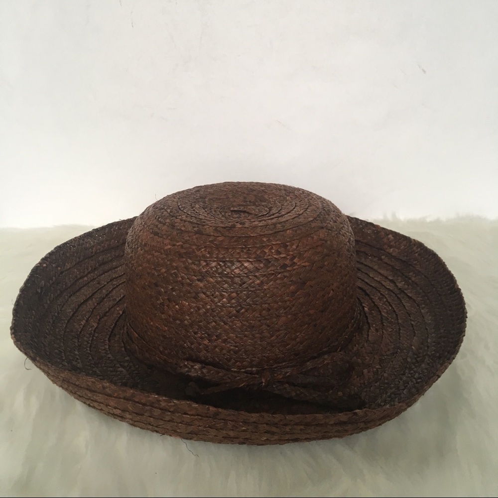 Liz Claiborne Brown Straw Hat